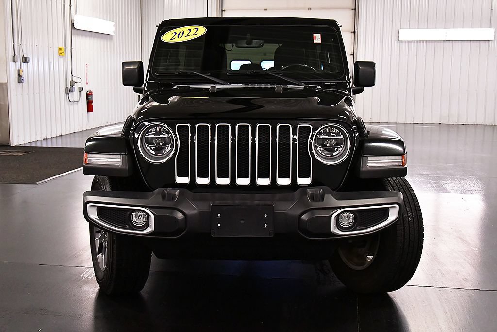 Used 2022 Jeep Wrangler Unlimited Sahara w/ LED Lighting Group AWD/4WD image 2