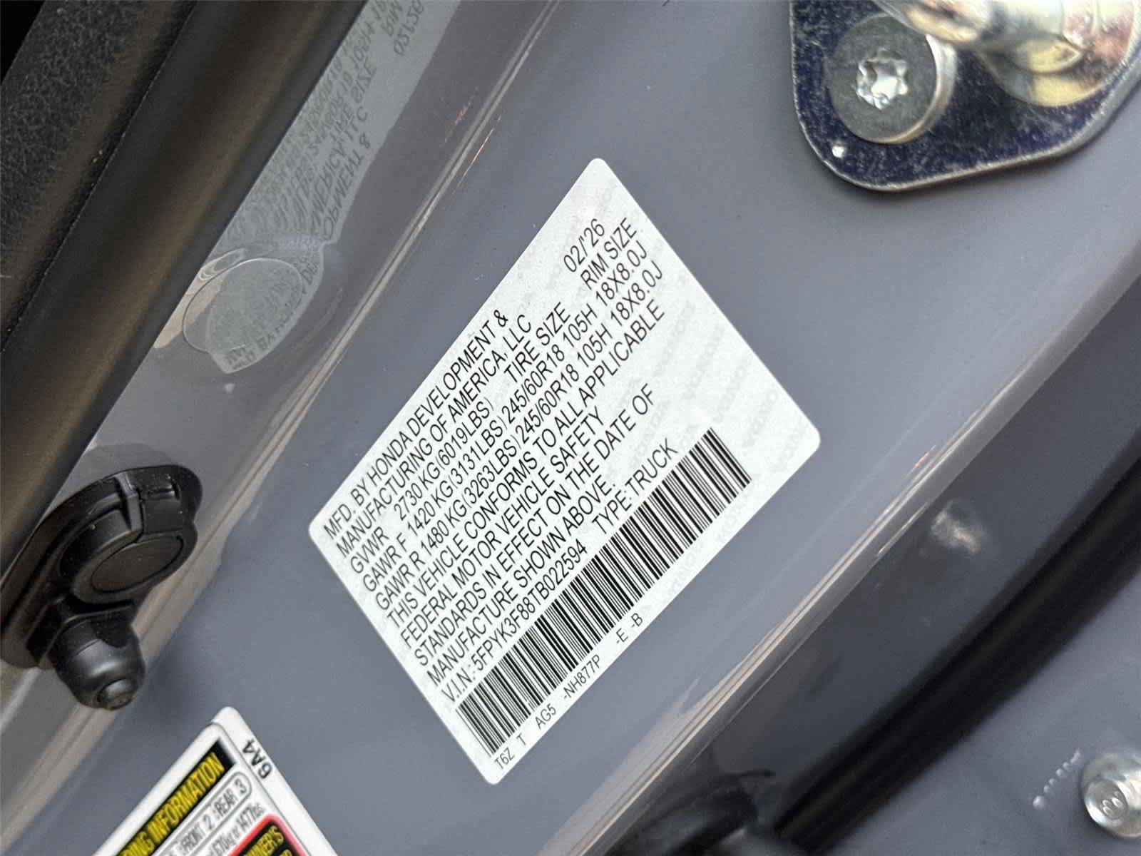 Used 2026 Honda Ridgeline Black Edition image 33
