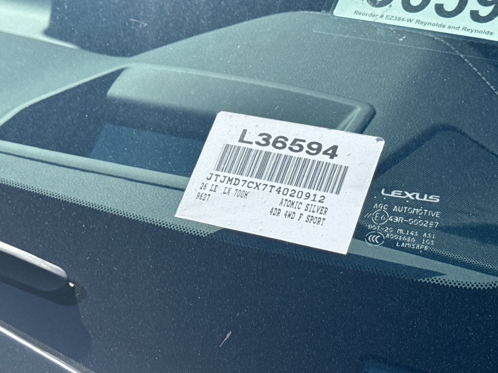 New 2026 Lexus LX 700h F Sport AWD/4WD image 16