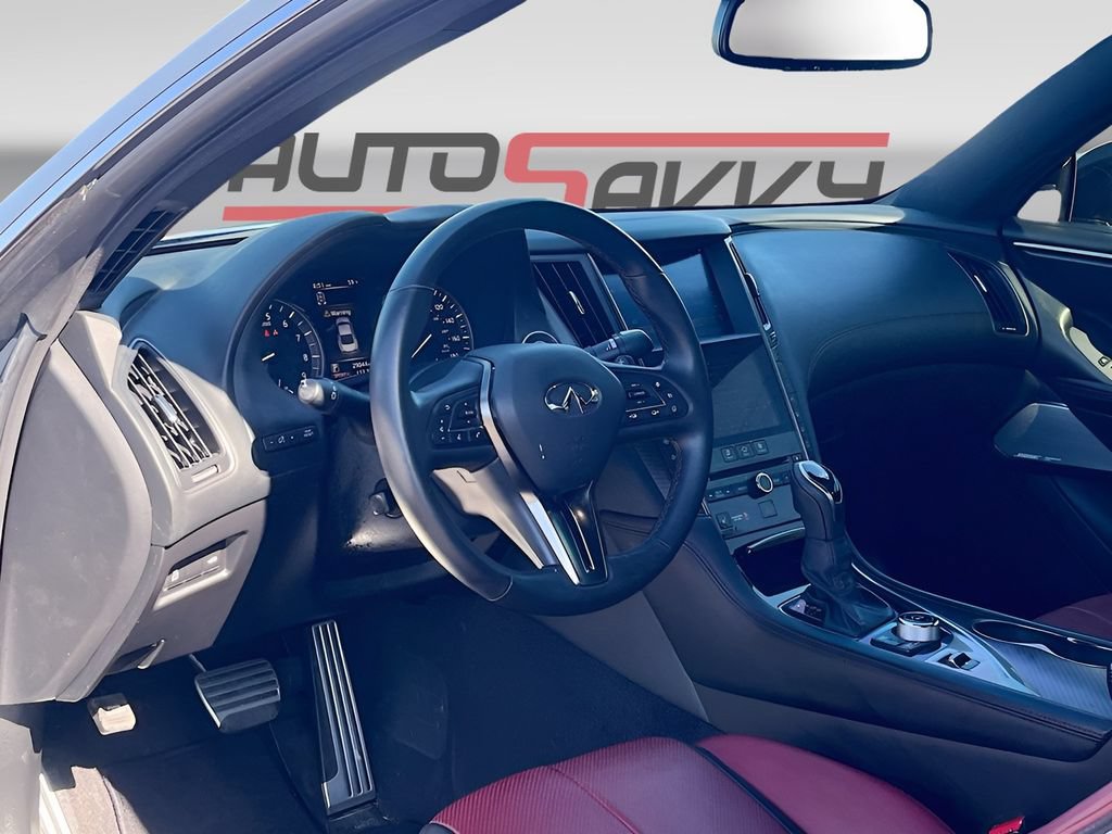 Used 2022 INFINITI Q60 Red Sport 400 w/ Cargo Package RWD image 9