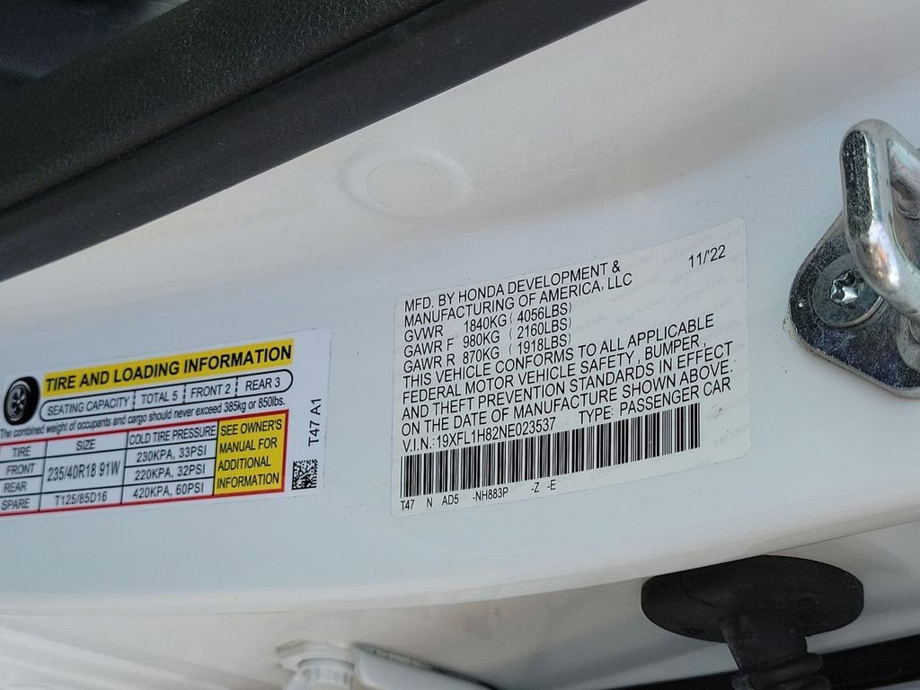 Used 2022 Honda Civic Sport Touring image 32