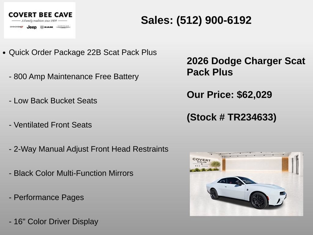 New 2026 Dodge Charger Scat Pack AWD/4WD image 7