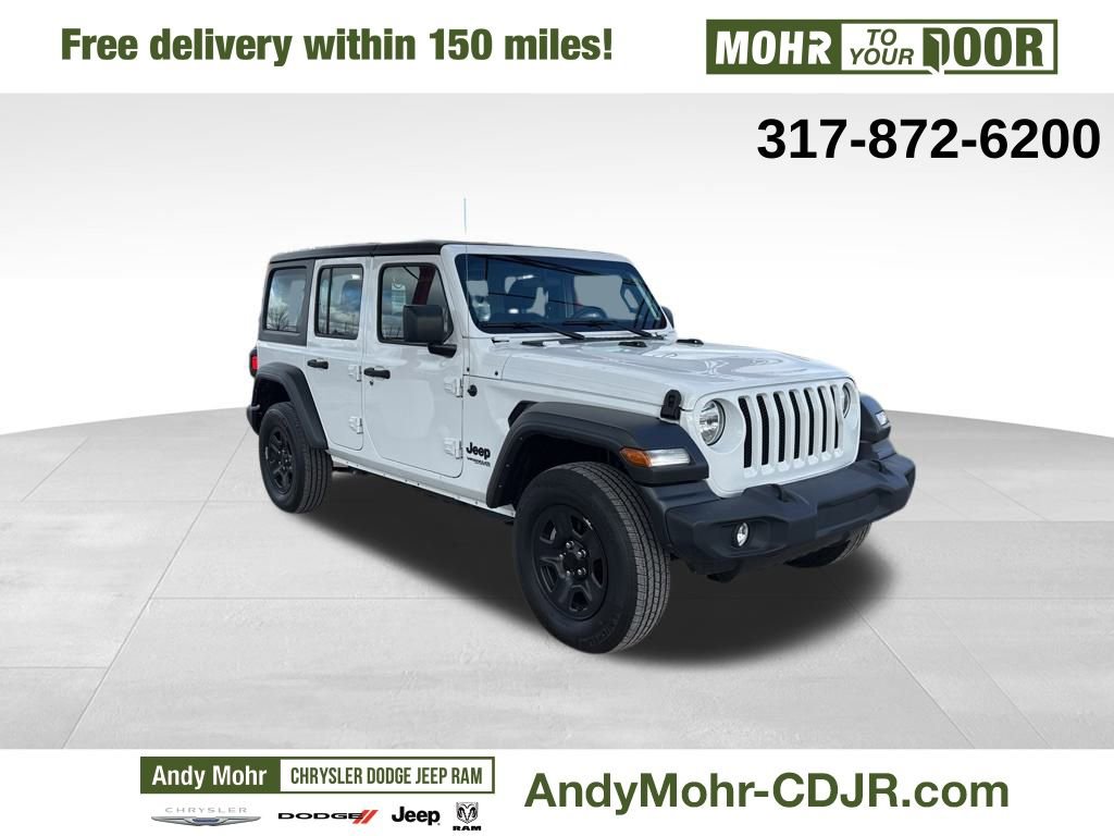 Used 2022 Jeep Wrangler Unlimited Sport image 1