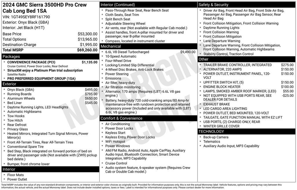 Used 2024 GMC Sierra 3500 Pro w/ Convenience Package AWD/4WD image 24