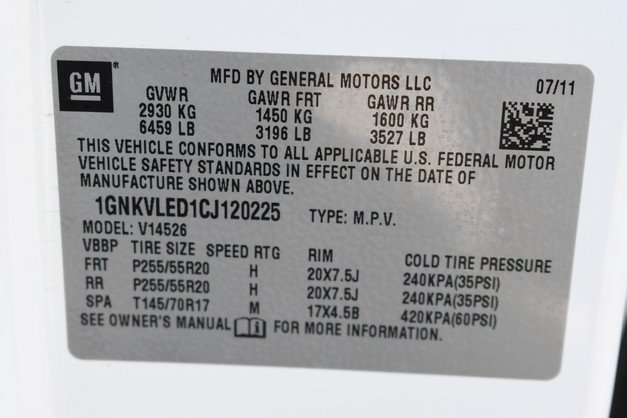 Used 2012 Chevrolet Traverse LTZ AWD/4WD image 36