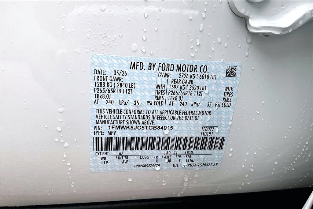 New 2026 Ford Explorer Tremor w/ Tremor Ultimate Package AWD/4WD image 16
