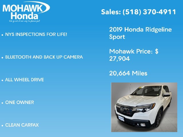 Used 2019 Honda Ridgeline Sport image 7