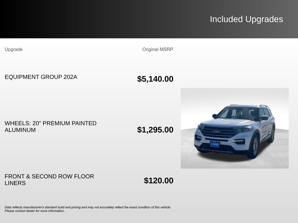 Used 2020 Ford Explorer XLT w/ Equipment Group 202A image 5