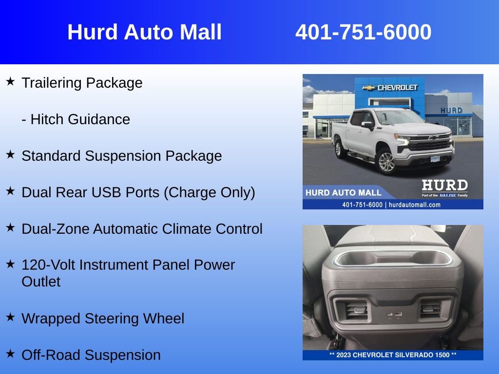 Used 2023 Chevrolet Silverado 1500 LT w/ Z71 Off-Road Package AWD/4WD image 24