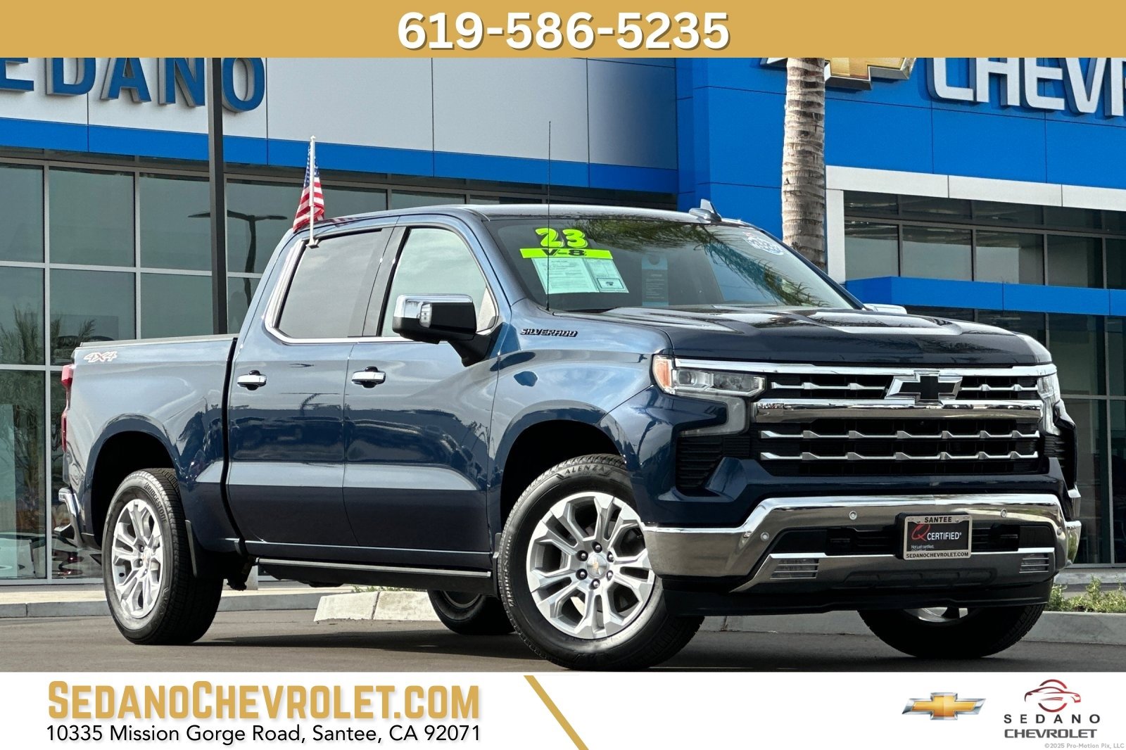 Used 2023 Chevrolet Silverado 1500 LTZ w/ Technology Package