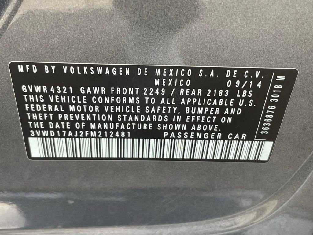 Used 2015 Volkswagen Jetta Sport FWD image 33