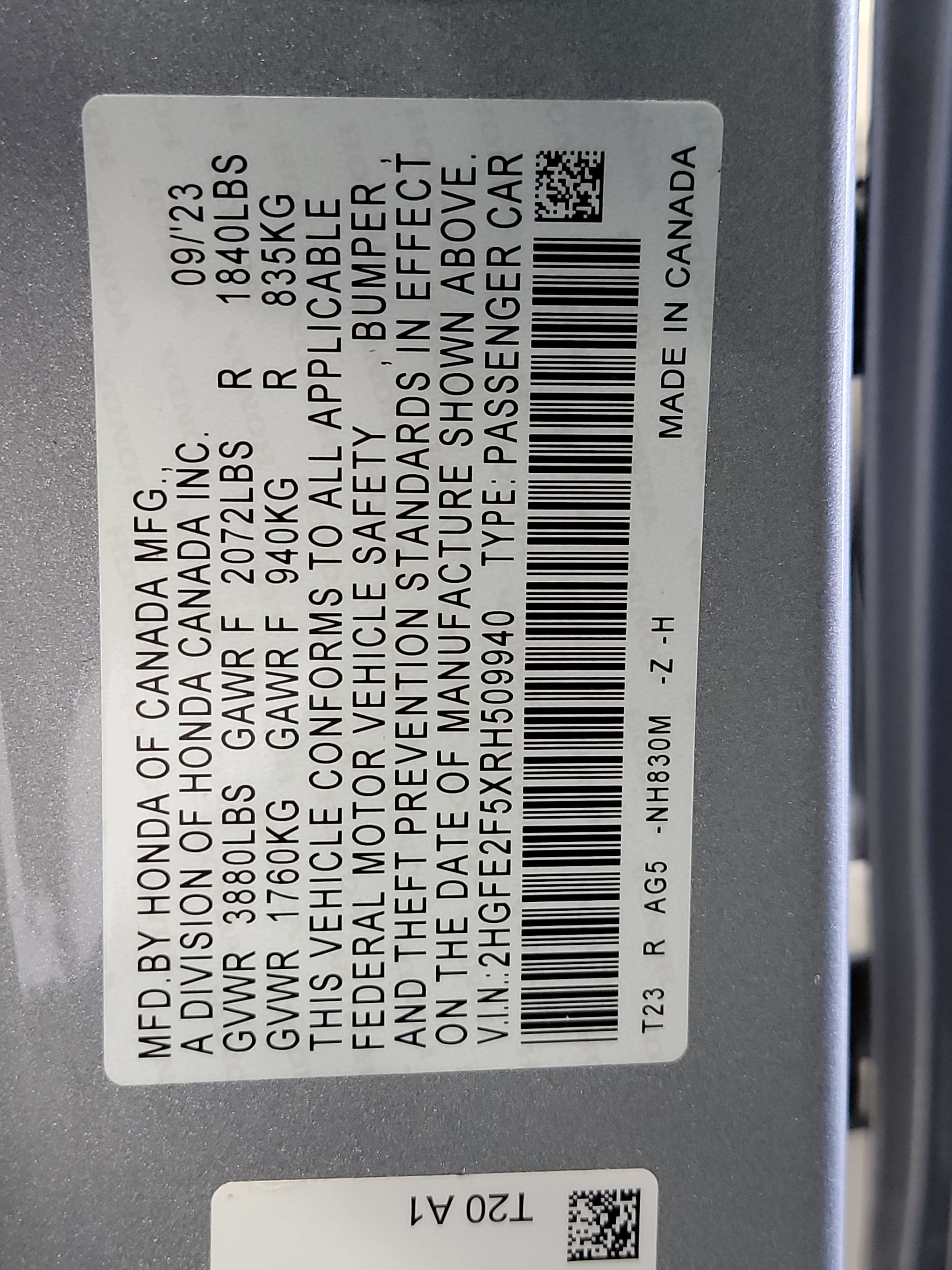 Used 2024 Honda Civic Sport image 32