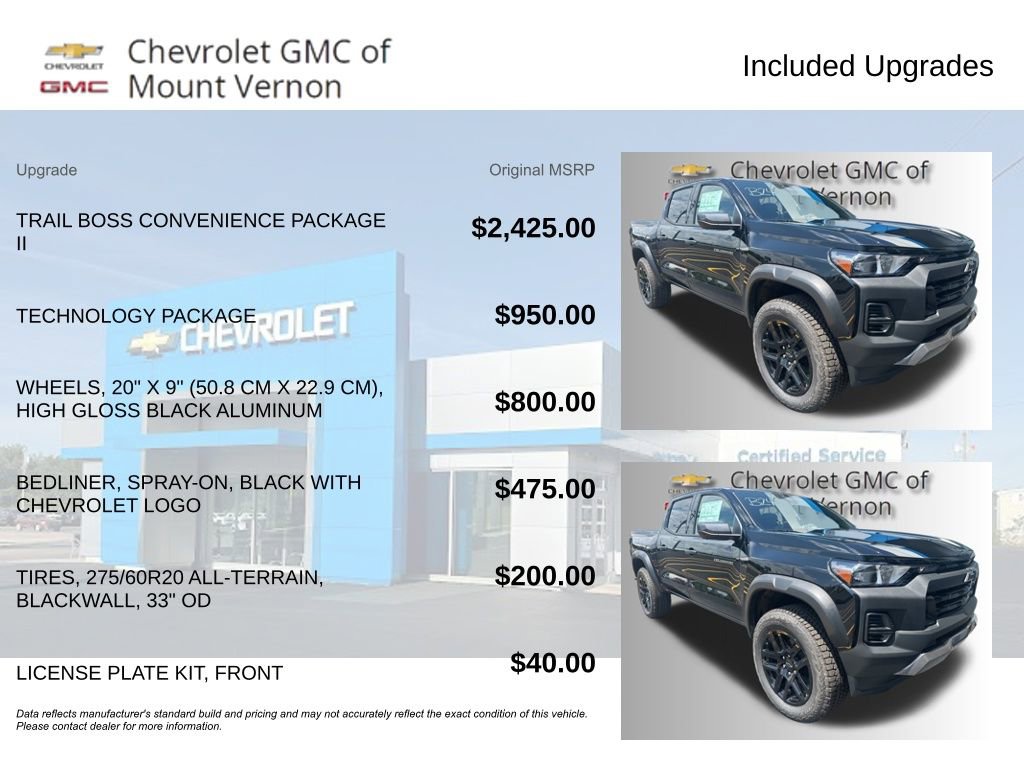 New 2025 Chevrolet Colorado Trail Boss image 6