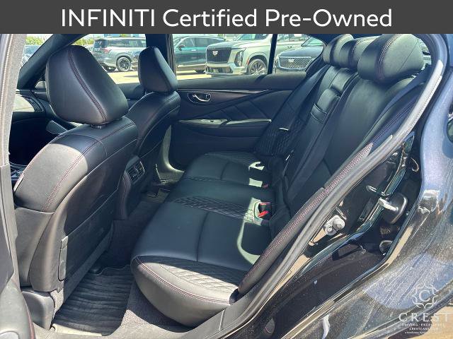 Certified 2023 INFINITI Q50 Red Sport 400 w/ Black Opal Edition RWD image 18