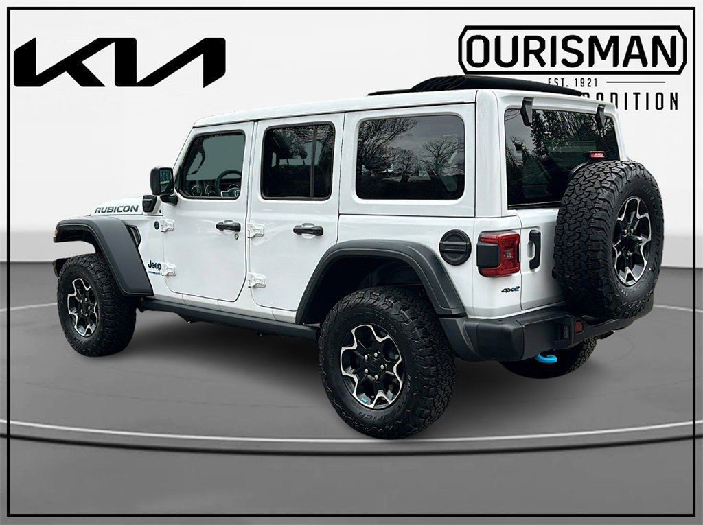 Used 2023 Jeep Wrangler Unlimited Rubicon 4xe w/ Steel Bumper Group image 3