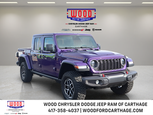 New 2026 Jeep Gladiator Rubicon w/ Steel Power Dome Hood Package