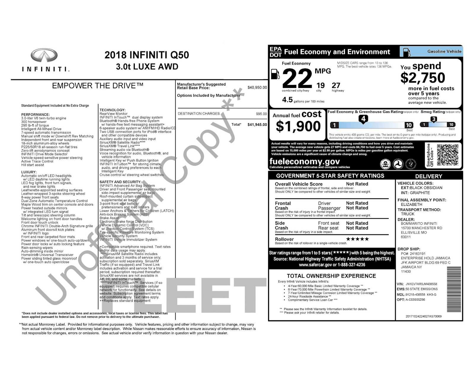 Used 2018 INFINITI Q50 Luxe image 36