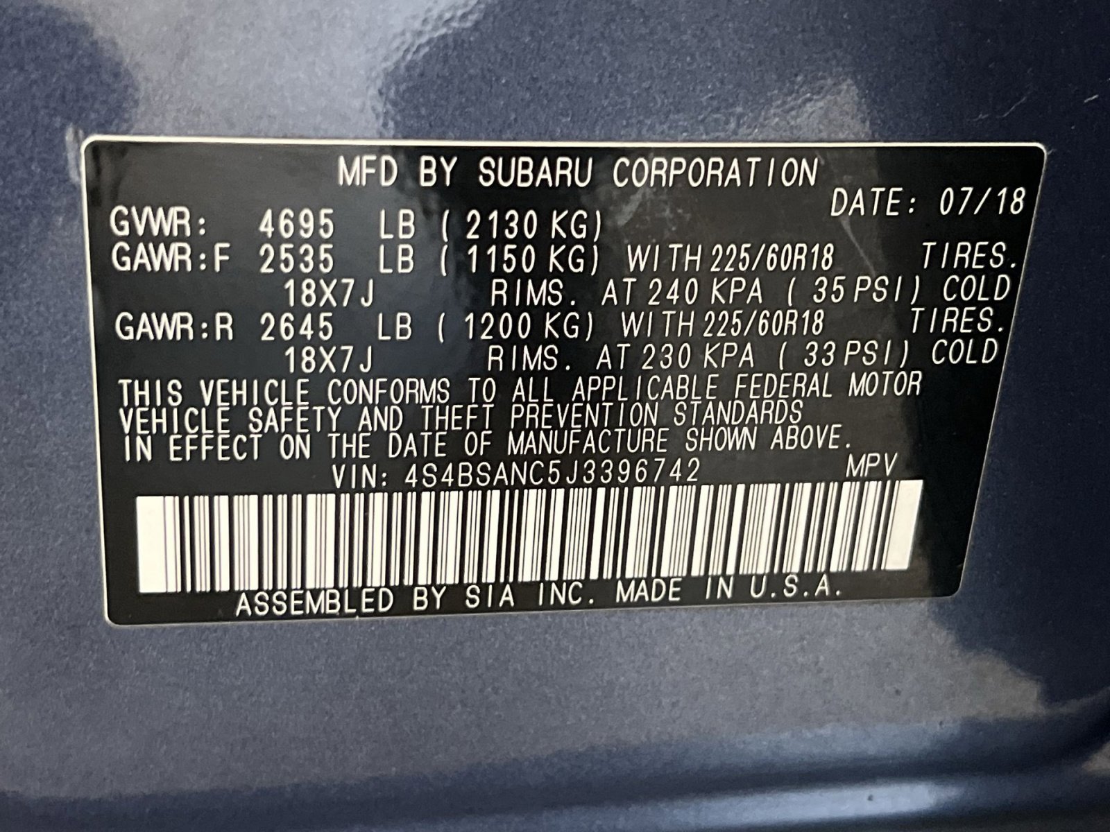 Used 2018 Subaru Outback 2.5i Limited image 34