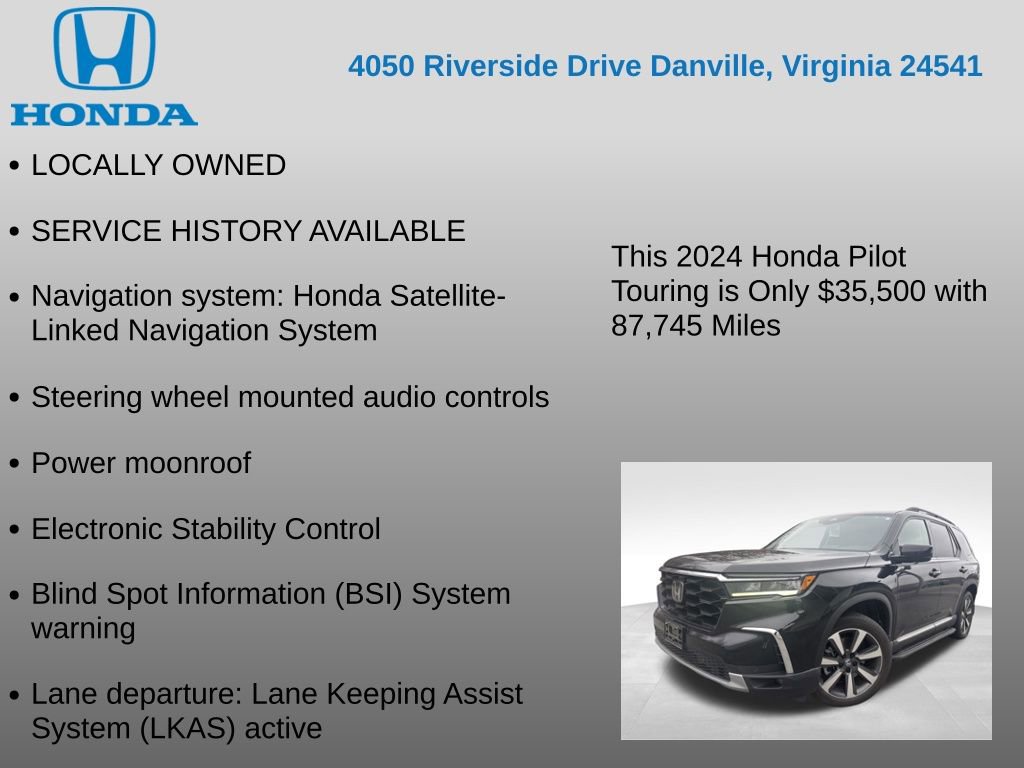 Used 2024 Honda Pilot Touring image 7