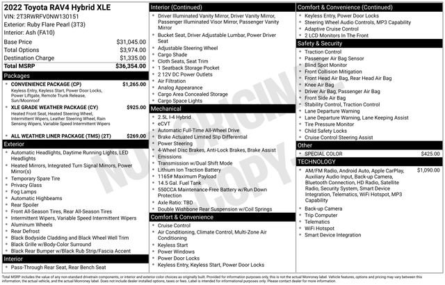 Used 2022 Toyota RAV4 XLE w/ Convenience Package image 30