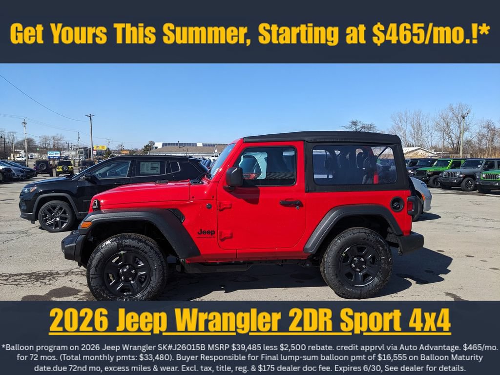 New 2026 Jeep Wrangler Sport AWD/4WD image 3