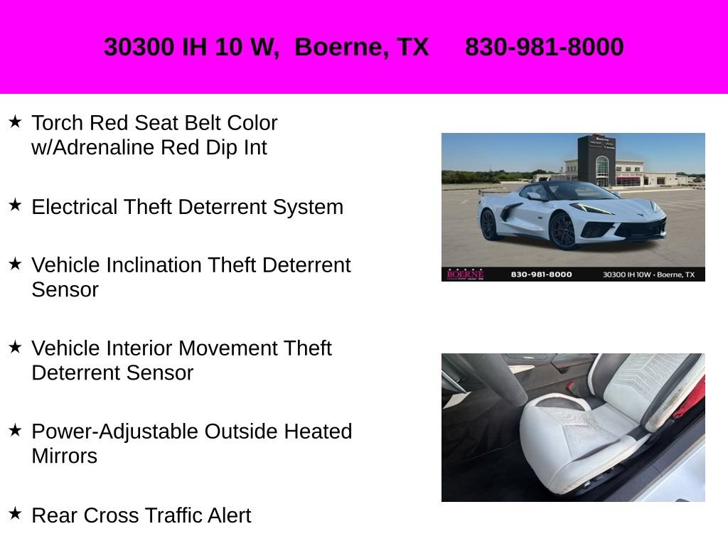 Used 2023 Chevrolet Corvette Stingray Premium Conv RWD image 39