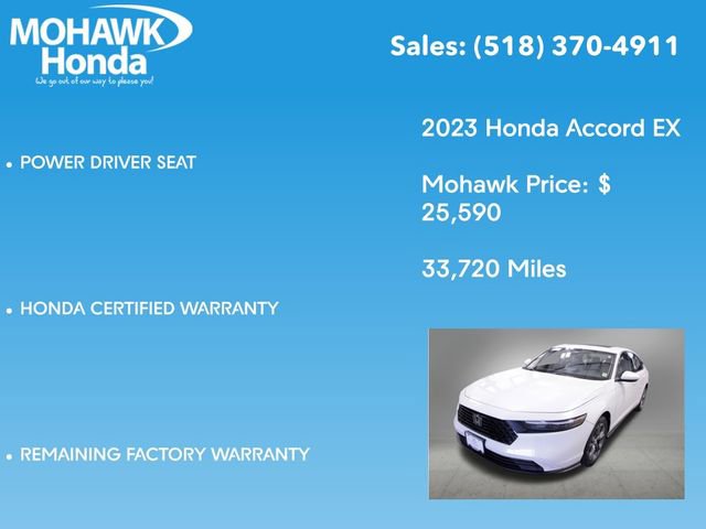 Certified 2023 Honda Accord EX image 16
