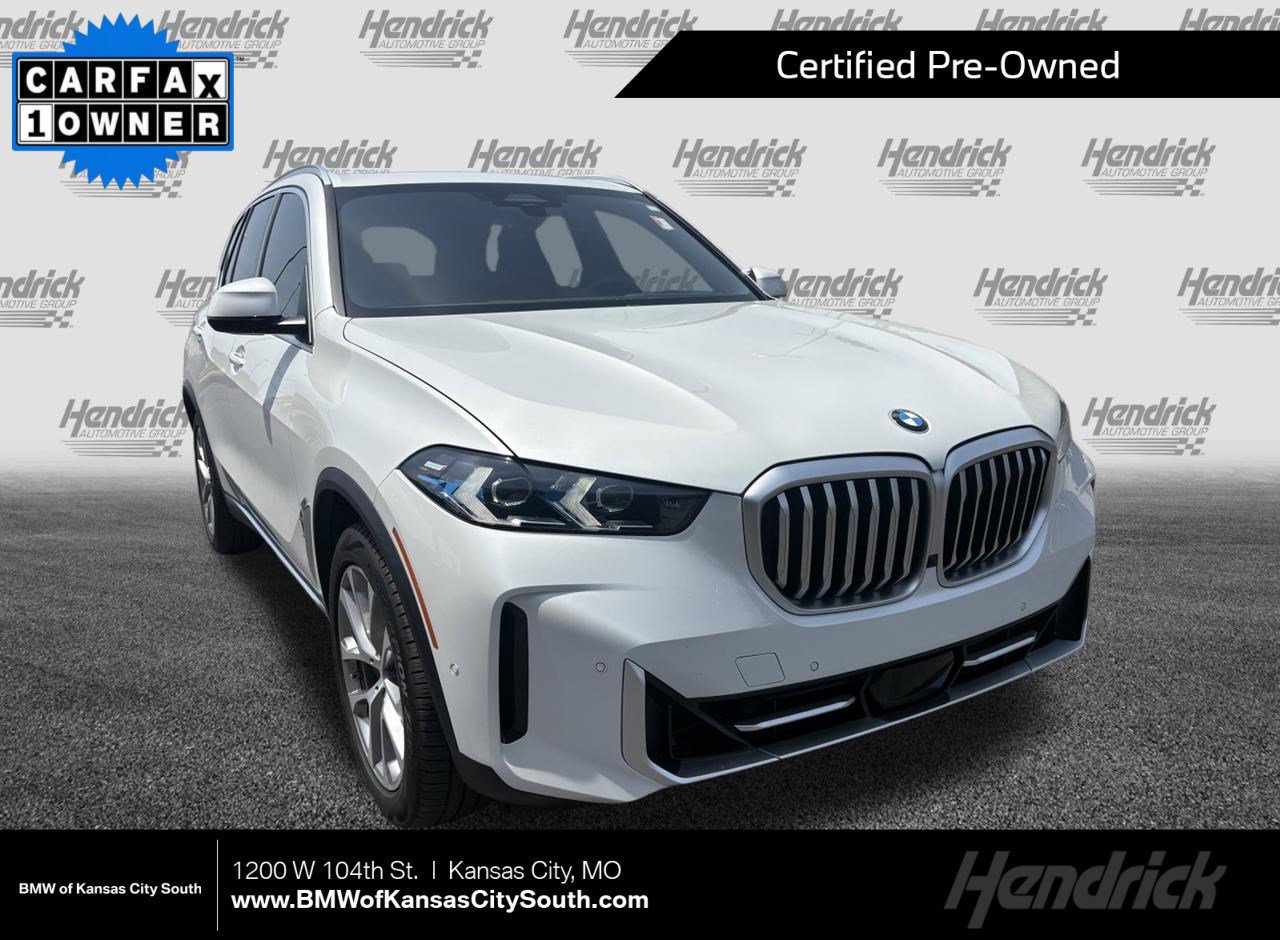 Certified 2025 BMW X5 xDrive40i w/ Premium Package AWD/4WD image 1