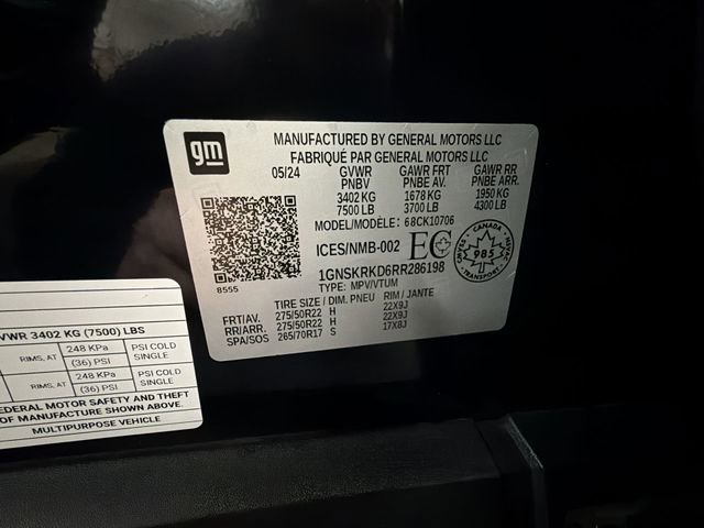 Certified 2024 Chevrolet Tahoe RST w/ Max Trailering Package image 35