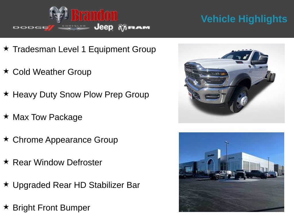 New 2026 RAM 5500 Tradesman w/ Chrome Appearance Group AWD/4WD image 2