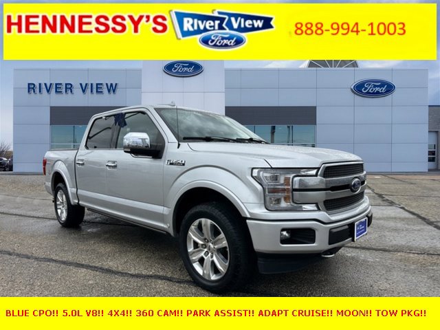 Certified 2018 Ford F150 Platinum w/ Equipment Group 701A Luxury