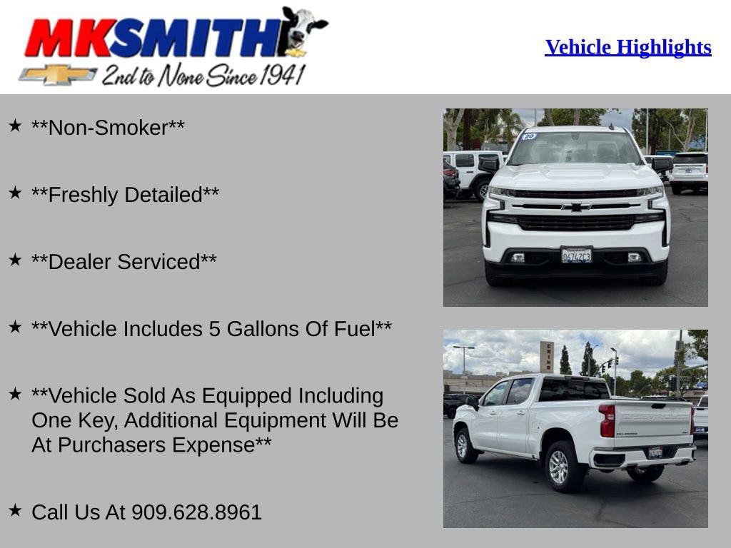 Used 2020 Chevrolet Silverado 1500 RST w/ All-Star Edition AWD/4WD image 2