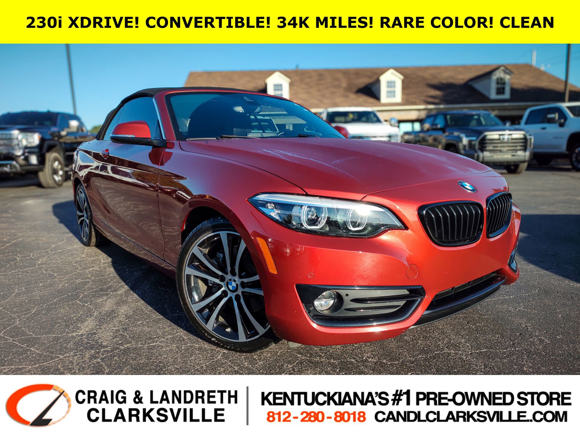 Used 2020 BMW 230i xDrive Convertible w/ Premium Package