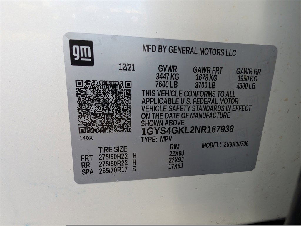 Certified 2022 Cadillac Escalade Sport Platinum w/ Heavy-Duty Trailer Package image 31