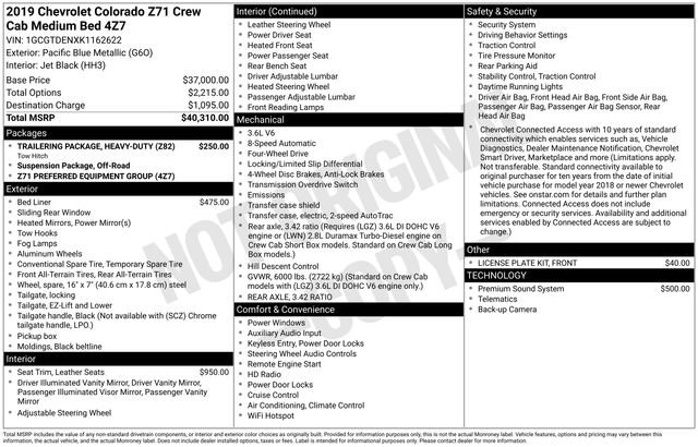 Used 2019 Chevrolet Colorado Z71 image 30