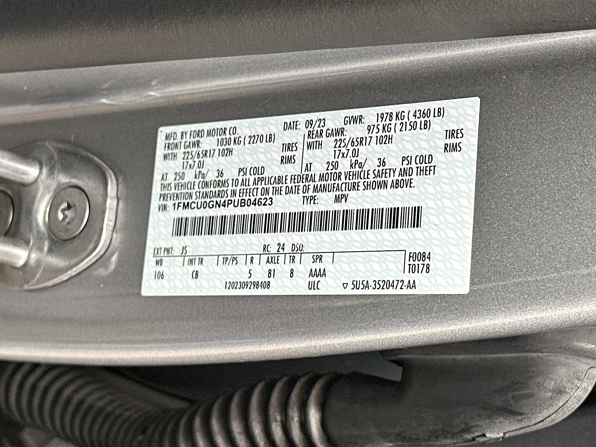 Certified 2023 Ford Escape Active w/ Tech Pack #1 image 30