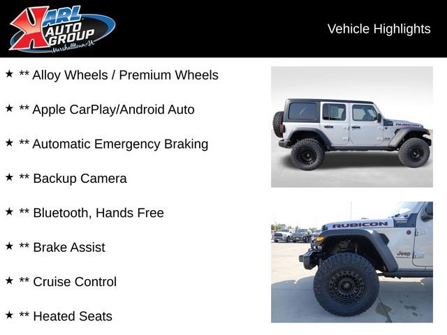 New 2024 Jeep Wrangler Unlimited Rubicon w/ Technology Group image 2