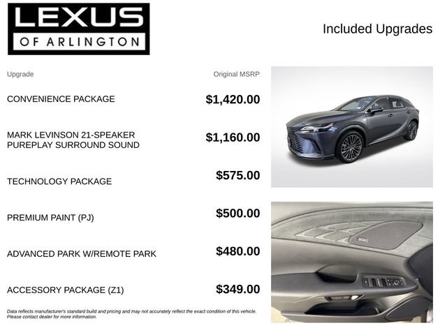 Used 2026 Lexus RX 450h AWD w/ Convenience Package image 4