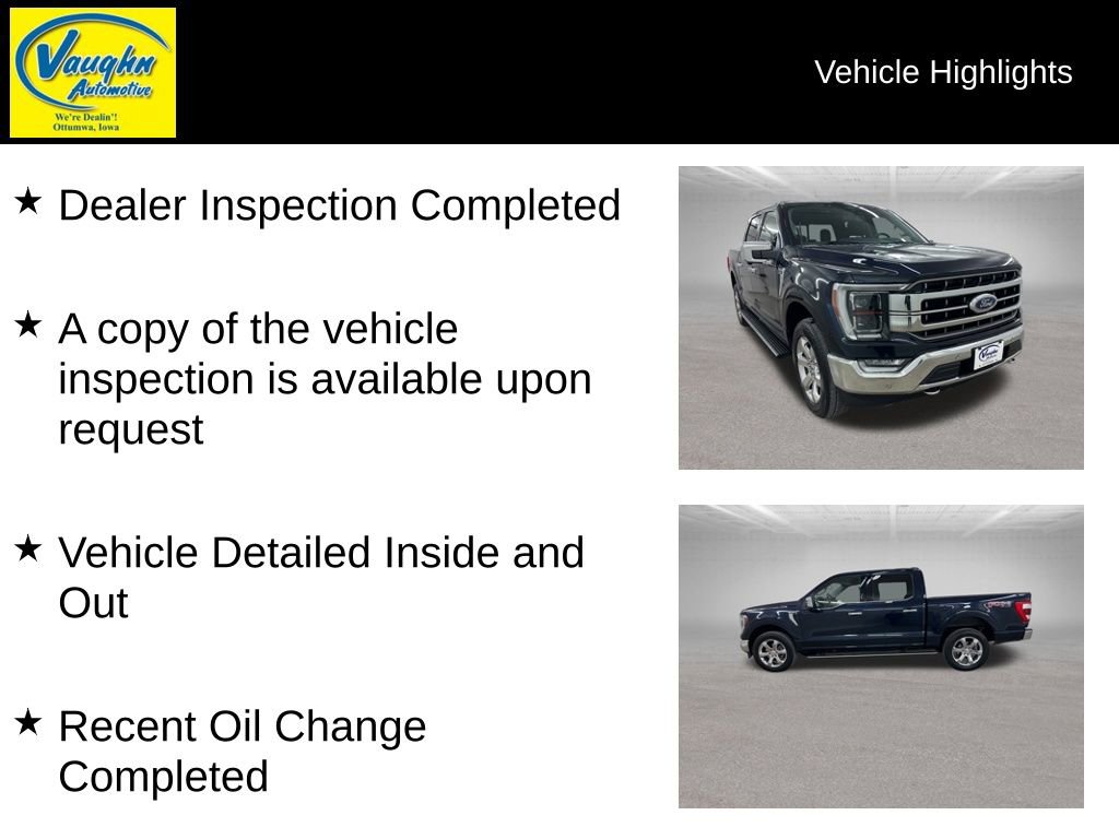 Used 2022 Ford F150 Lariat w/ Equipment Group 502A High image 2