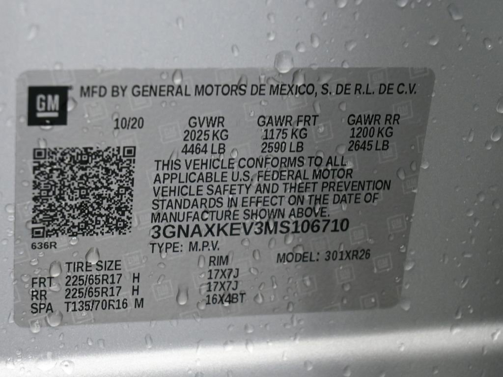 Used 2021 Chevrolet Equinox LT FWD image 18