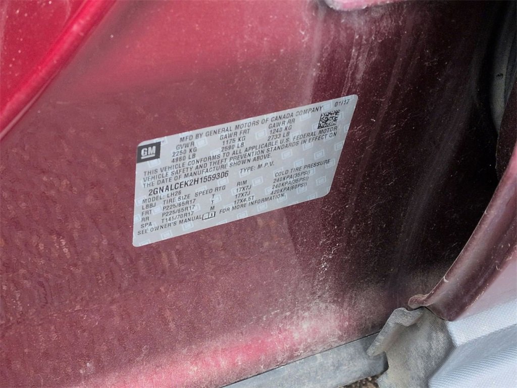 Certified 2017 Chevrolet Equinox LT w/ Convenience Package image 28