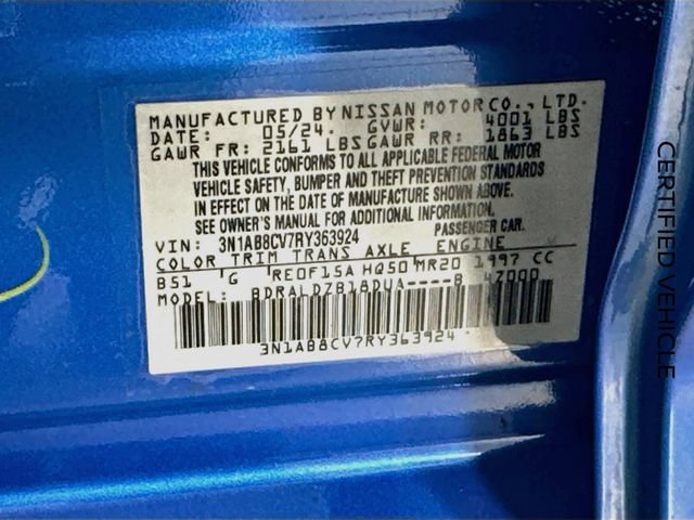 Certified 2024 Nissan Sentra SV FWD image 30