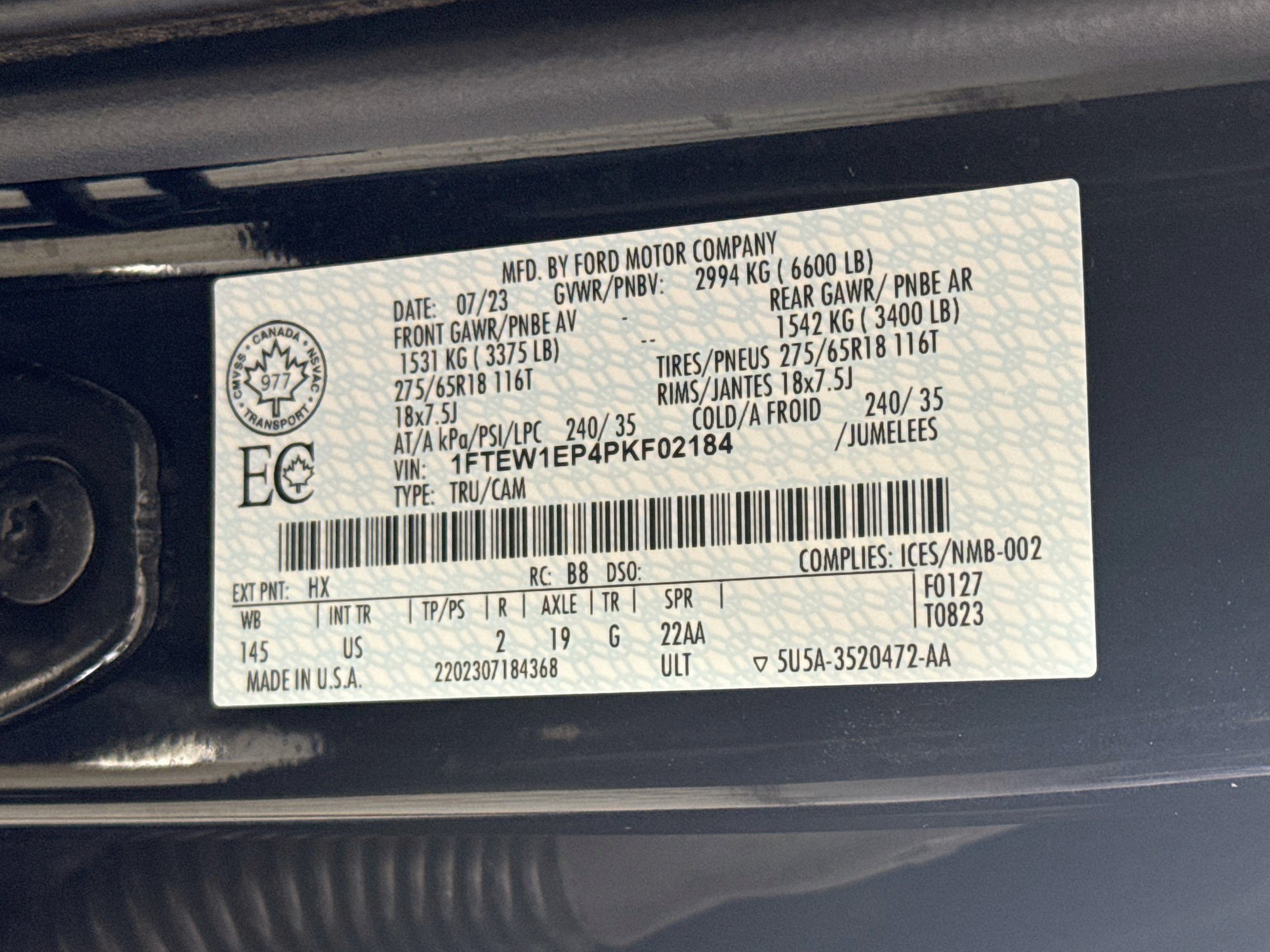 Used 2023 Ford F150 XLT w/ XTR Package AWD/4WD image 40