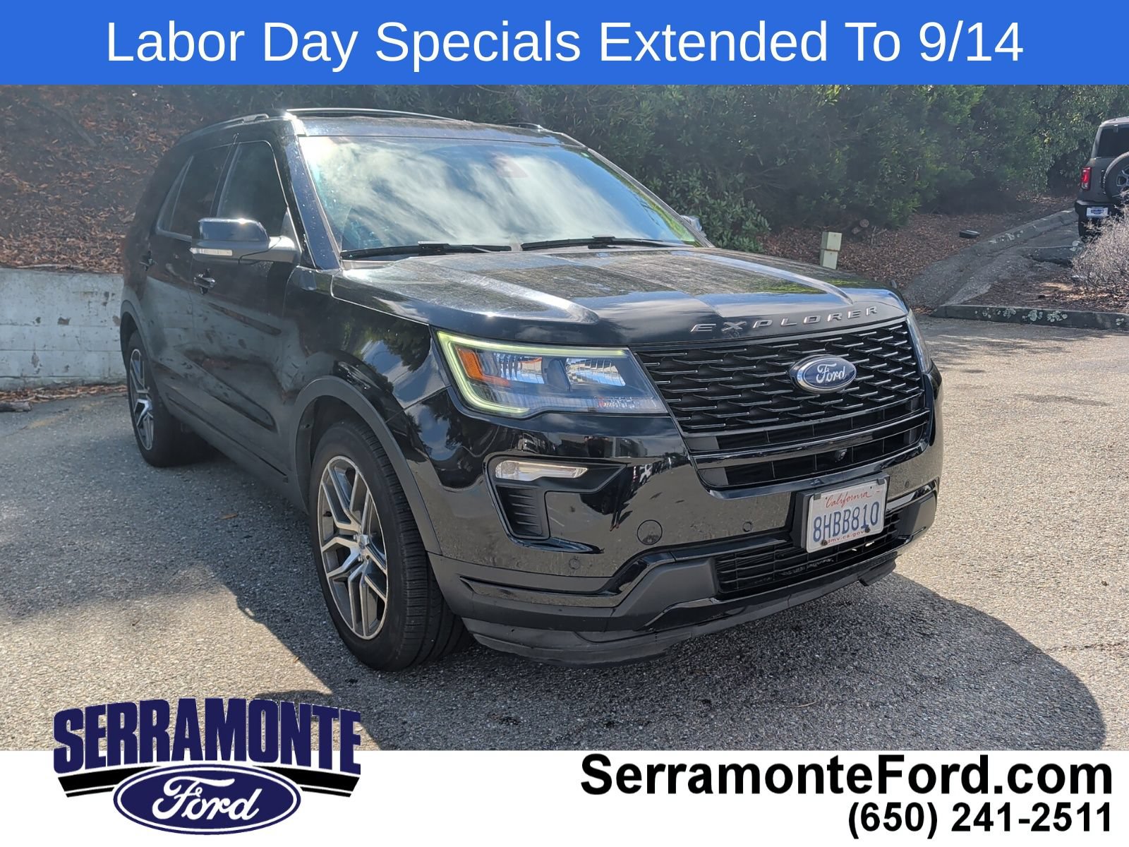 Used 2018 Ford Explorer Sport w/ Equipment Group 401A AWD/4WD image 1