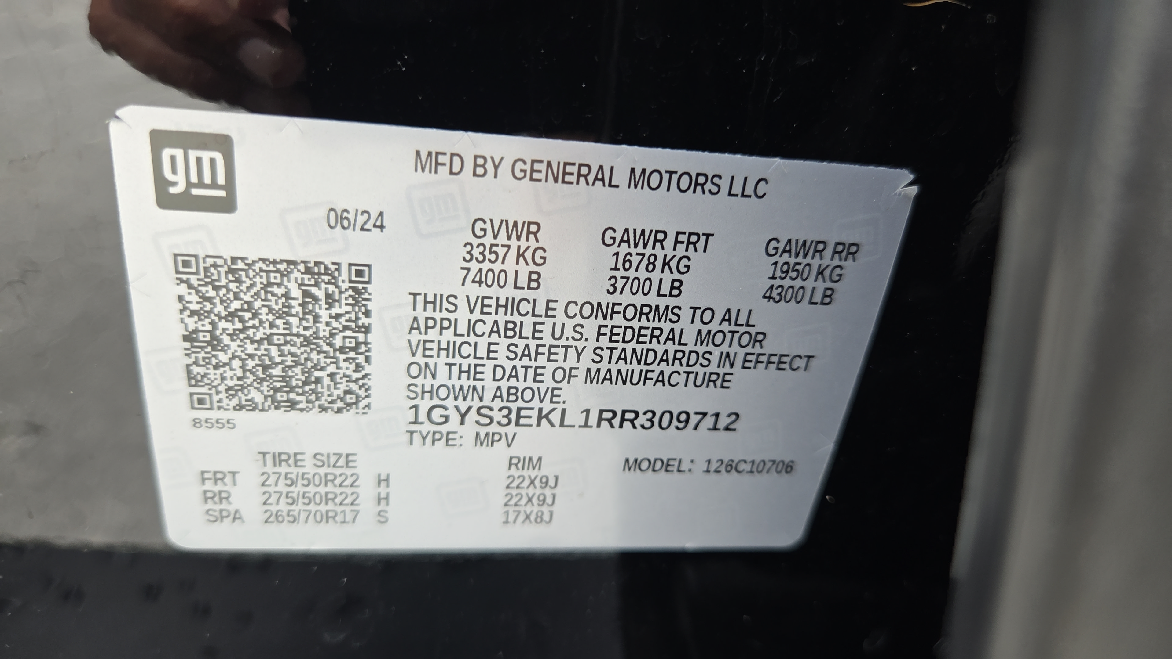 Certified 2024 Cadillac Escalade Sport RWD image 17
