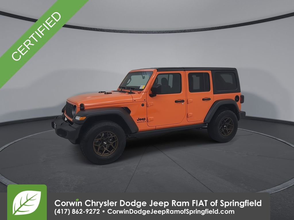 Certified 2025 Jeep Wrangler Unlimited Sport AWD/4WD image 13