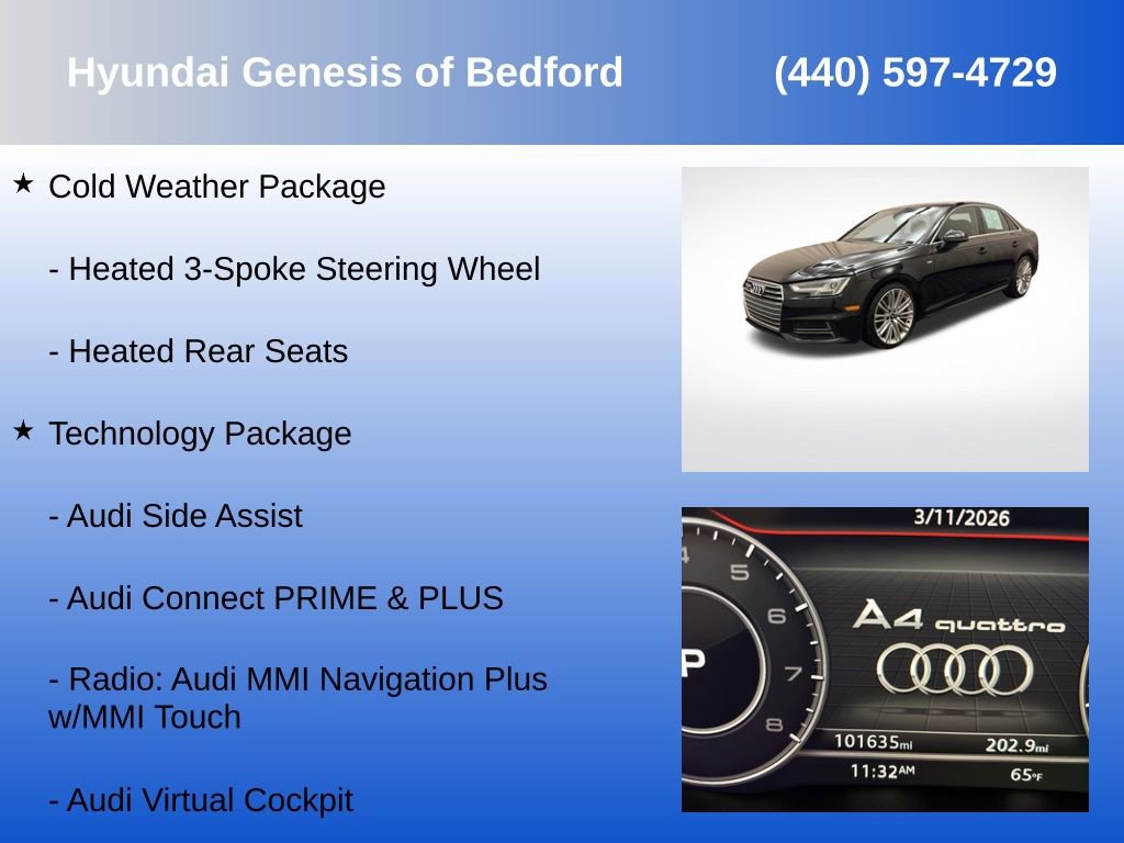 Used 2017 Audi A4 2.0T Premium Plus w/ Premium Plus Package image 7