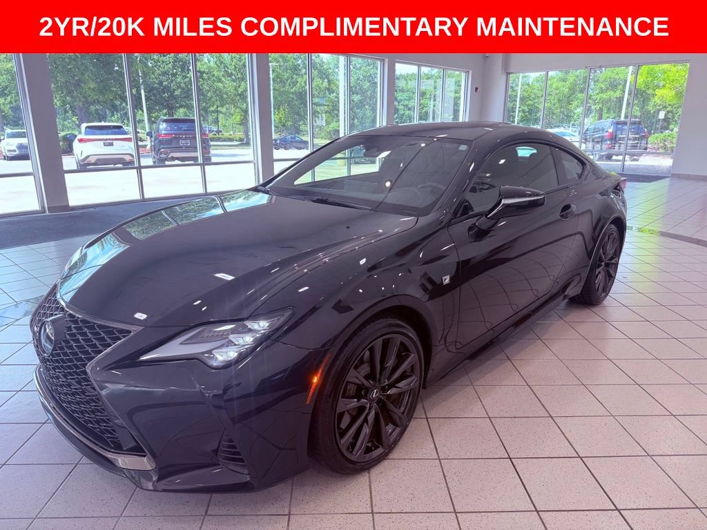Certified 2025 Lexus RC 350 F Sport w/ Navigation Package RWD image 3