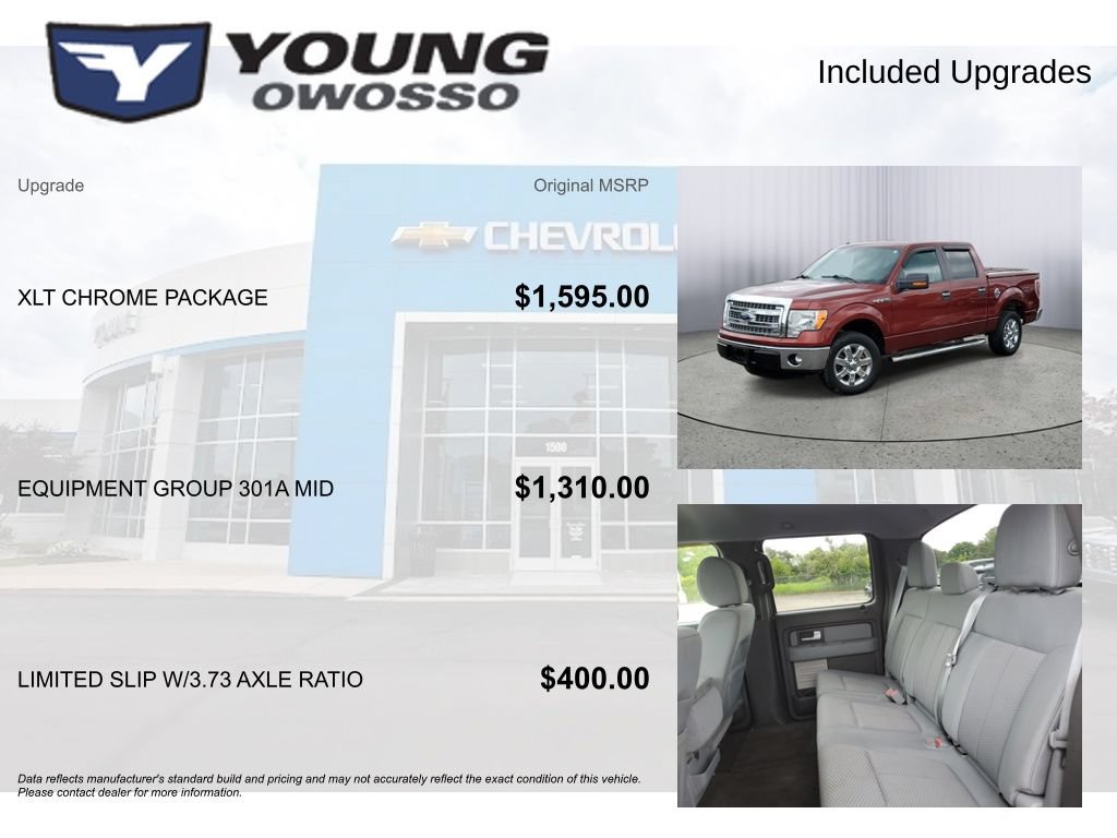 Used 2014 Ford F150 XLT w/ XLT Chrome Package RWD image 4