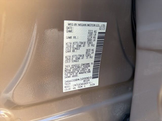 Used 2023 Nissan Titan PRO-4X w/ Pro-4x Convenience Package image 40